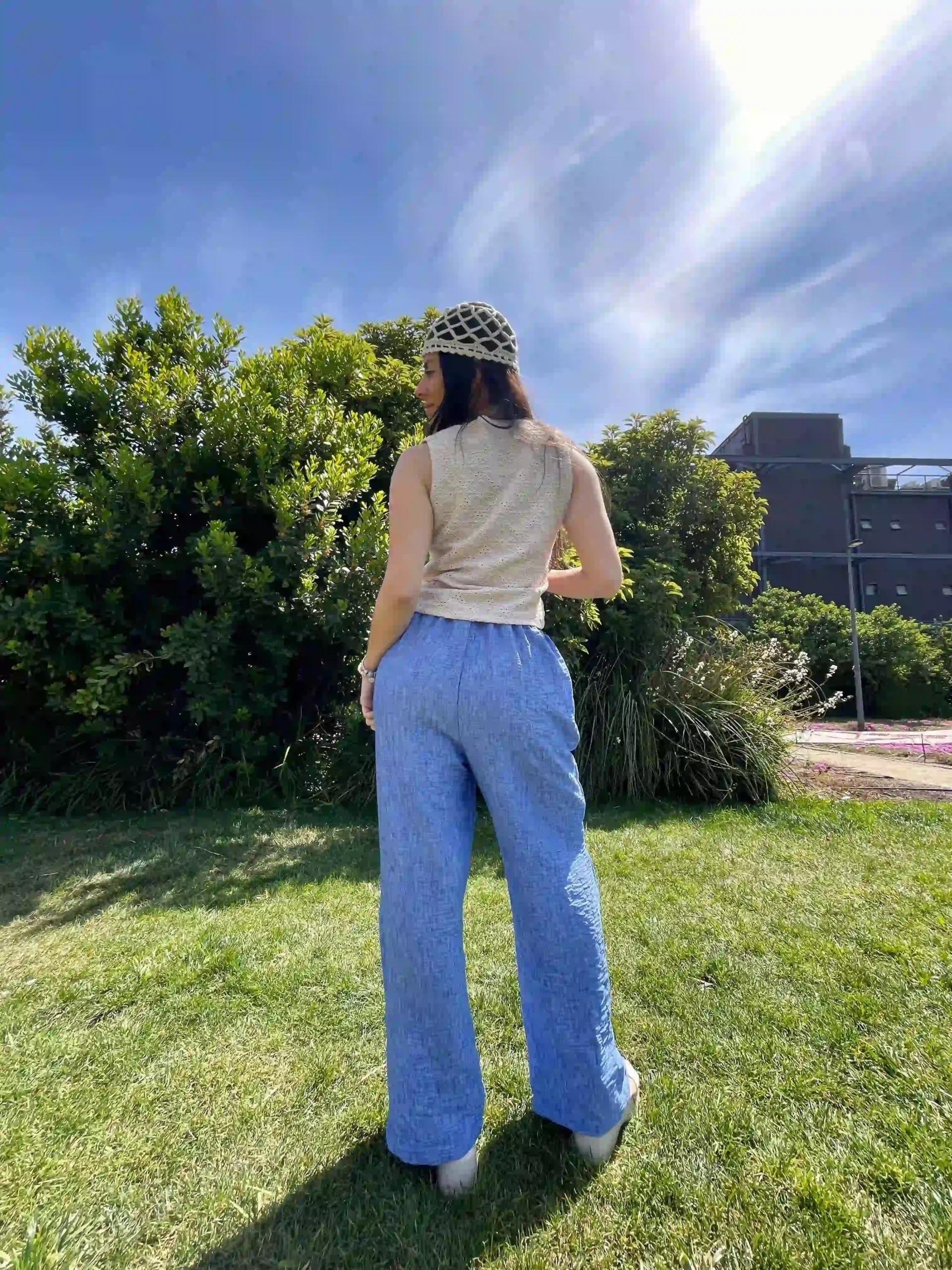 pantalon sunday blue