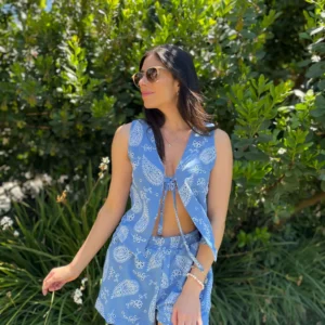 Vest Broderie Celeste