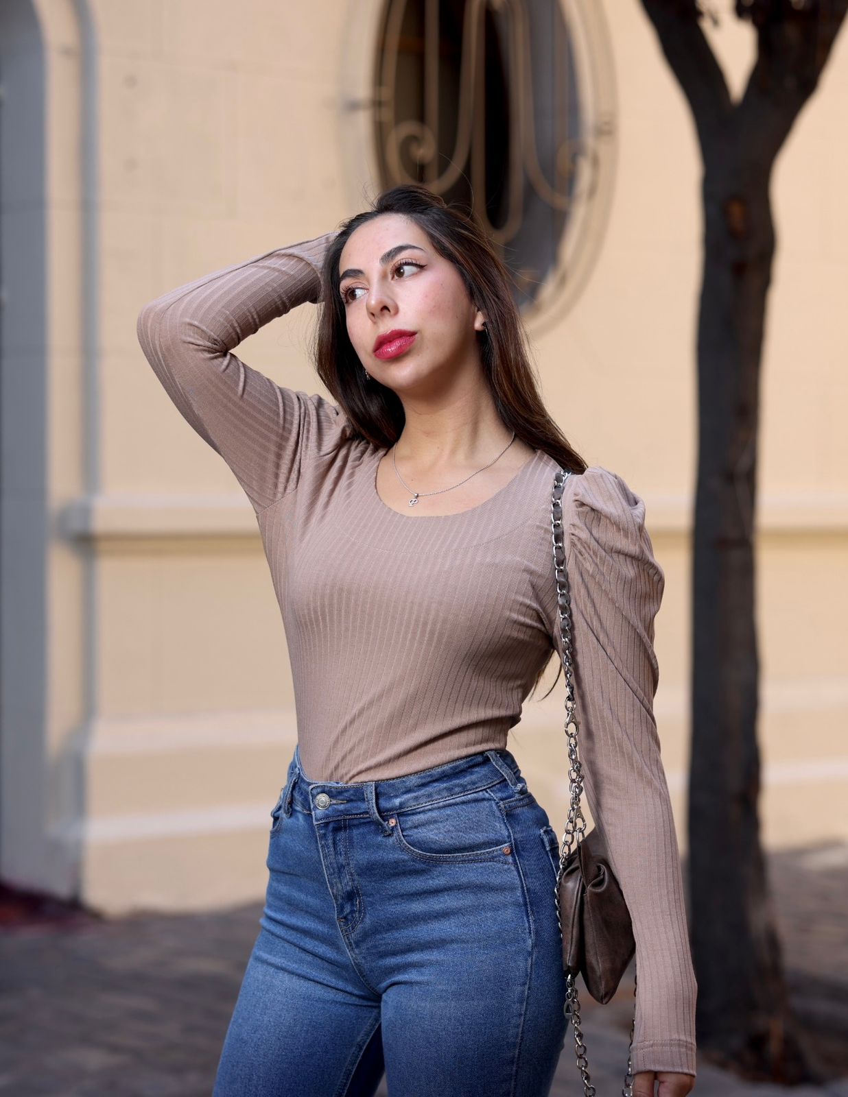 Top Sara Beige - Imagen 2