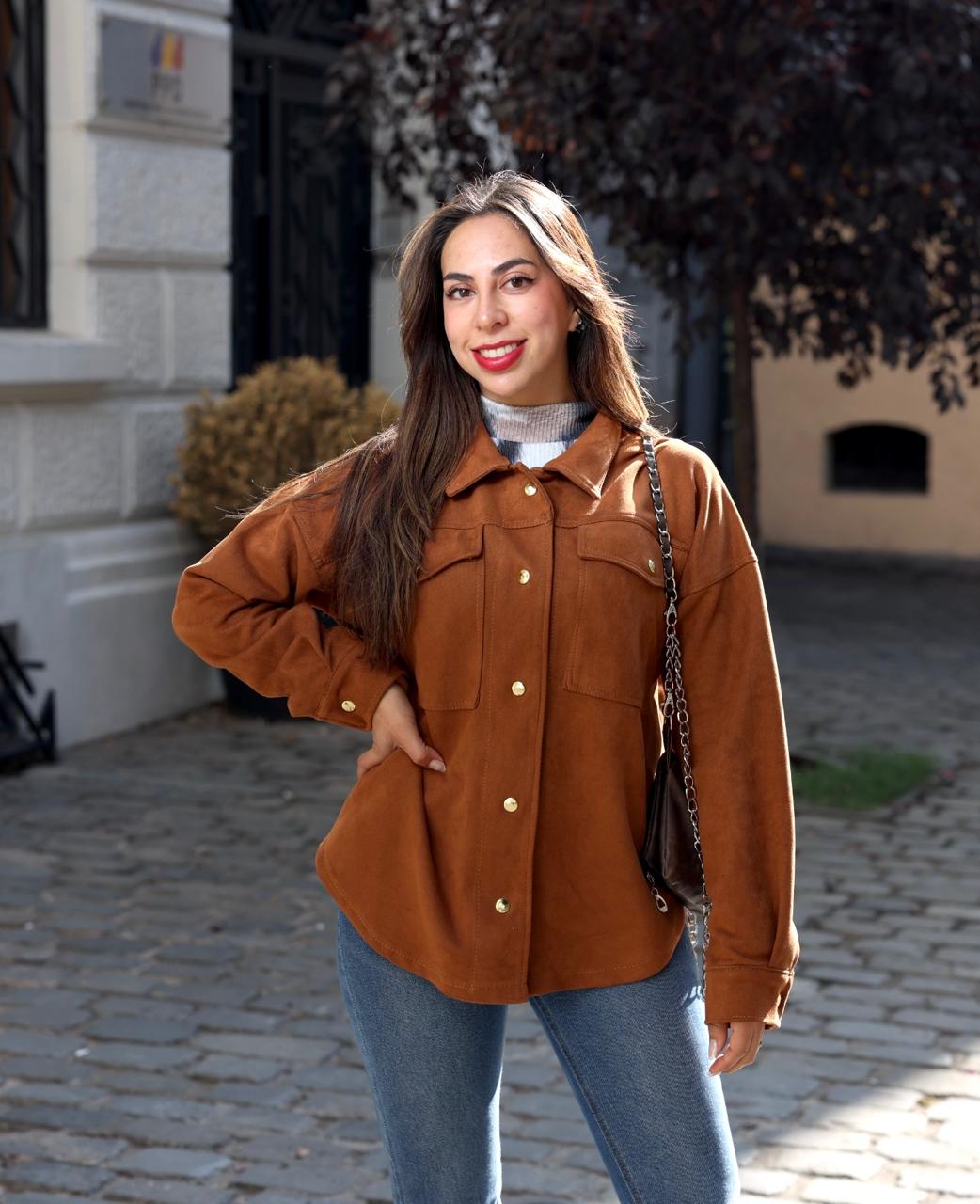 Sobrecamisa Pam Camel - Imagen 2