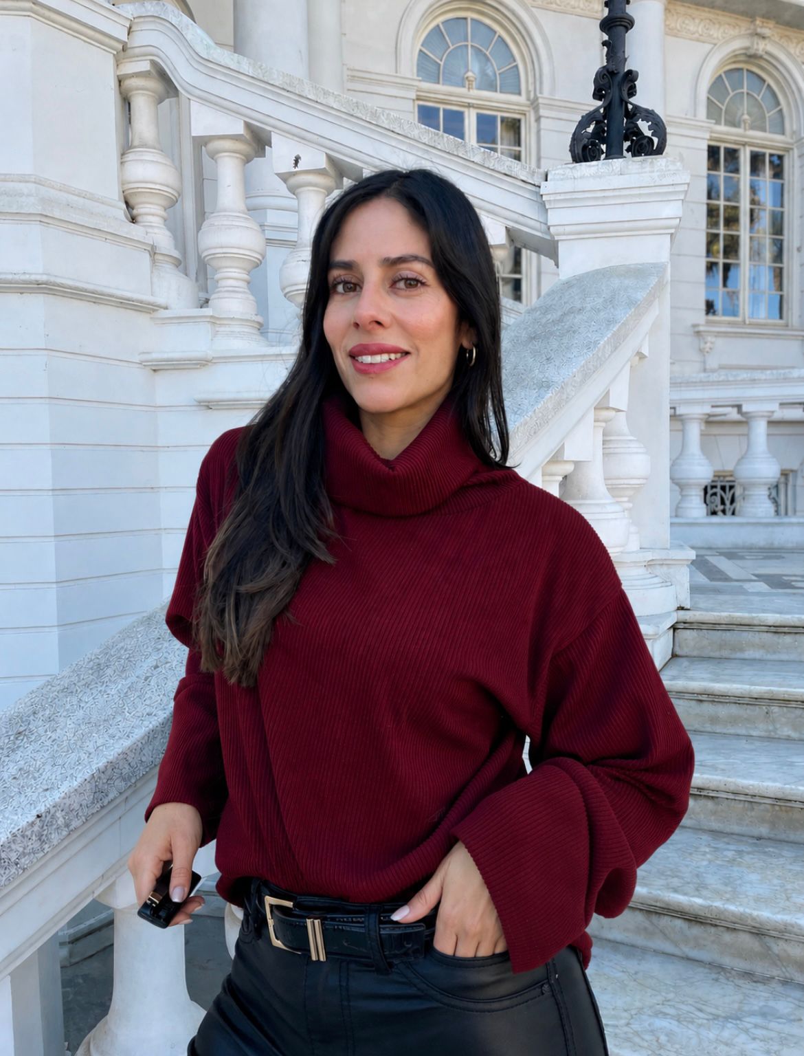 Sweater Cami Burdeo
