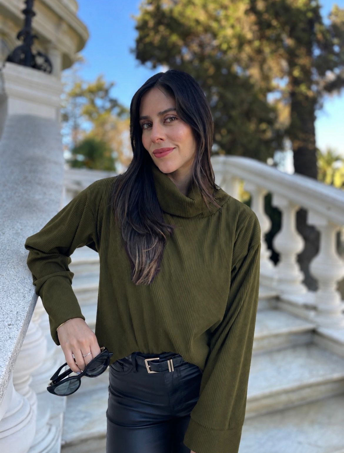 Sweater Cami Verde Musgo