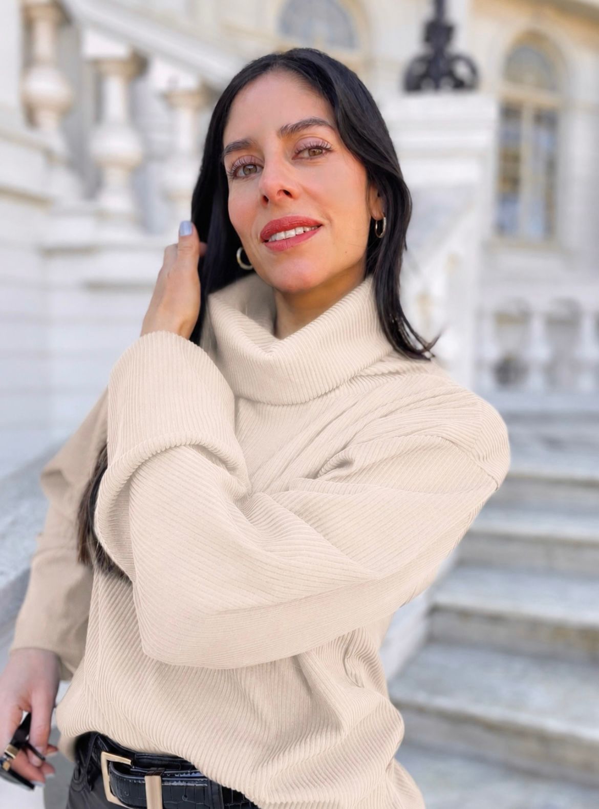 Sweater Cami Blanco Invierno