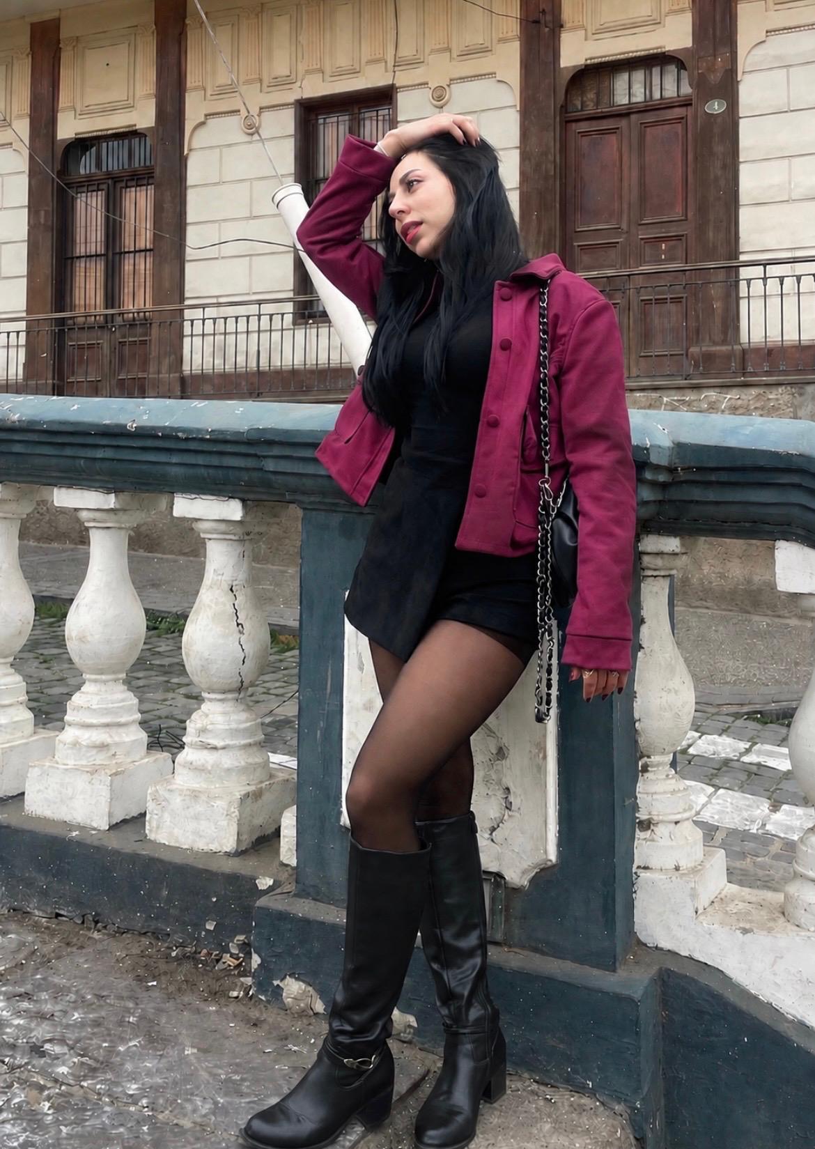 Chaqueta Charlotte Burdeo